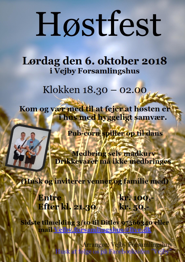Høstfest i Vejby